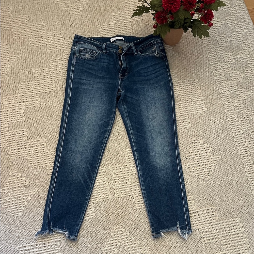 Flying Monkey Dark Blue Ankle Jeans
